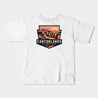 Canyonlands Emblem Kids T-Shirt